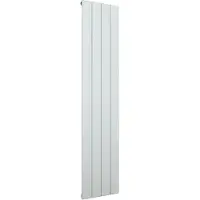 Eastbrook Rosano verticale aluminium radiator 37,5x180cm mat wit 1264 Watt