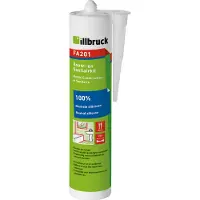 Illbruck Siliconen Sanitairkit FA201 Grijs 310ml
