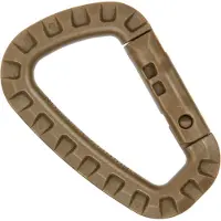 Fostex Karabijnhaak kunststof wolf brown