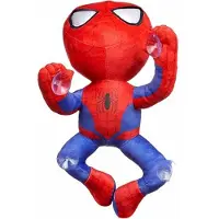 Marvel Spiderman pluche knuffel klimmend met zuignap 30 cm | spider man DC comics | Spiderman Deadpool Avengers movie Miles Venom | Spiderman speelgoed pop voor kinderen
