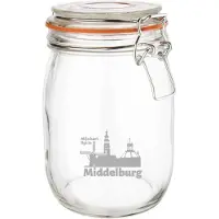 Vogue Gegraveerde Weckpot 1 ltr. Middelburg