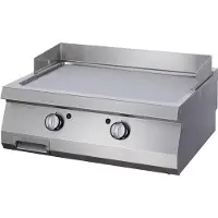 Maxima - Gastro Heavy Duty Grillplaat - Glad - Dubbele uitvoering - 70 cm diep - Elektrisch