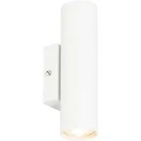QAZQA Moderne wandlamp wit 2-lichts GU10 50mm - Jeana