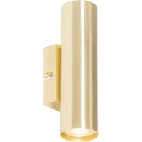 QAZQA Moderne wandlamp messing 2-lichts - Jeana
