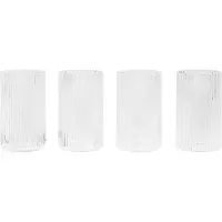 Ferm Living Ripple Verrines Glazen Set van 4 Clear
