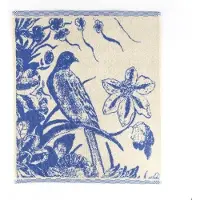 Bunzlau Castle Keukendoek Rijksmuseum Delfts Blauw Bird Koningsblauw
