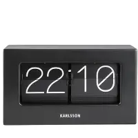 Karlsson Klok Boxed Flip Matt Black 20,5 x 7 cm