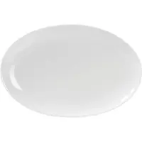 Vtwonen bord - ivoor/wit - Ø 25,5 cm - ovaal