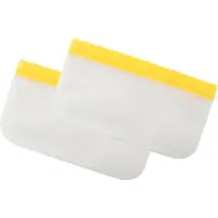 DOTZ Vershoudzakjes met zipsluiting - Geel 290 ml - 2 stuks