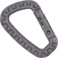 Fostex Karabijnhaak kunststof wolf grey