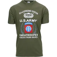 Fostex T-shirt U.S. Army Paratrooper 82ND Groen XL