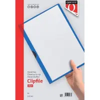 Quantore 10 x Klemmap - A4 - 3mm - blauw