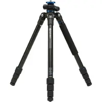 Benro FGP18A Aluminium statiefsysteem GoPlus Travel Series 1 4 Segm. (Metaal), Statief, Zwart