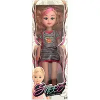 Jonotoys Pop 40 cm beautiful sweet blauw jurkje - 8374