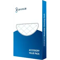 Ecovacs Herbruikbare schoonmaakdoekjes - 3 stuks - voor U2-serie, Stofzuigeraccessoires, Blauw