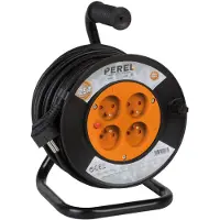 Perel Kabelhaspel 25 m - 3G1.5 - Penaarde