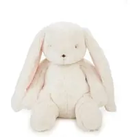 Bunnies By The Bay Nibble konijn - Knuffeldier - Geborduurde details - 38 cm - Creme