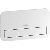 Villeroy & Boch Viconnect 2-knops bedieningsplaat Wit