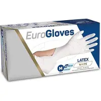 Eurogloves Latex Handschoenen - Wit - 100st