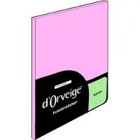D'Orveige Kussenslopen (2 Stuks) - 100% Katoen - 60x70 cm - Roze