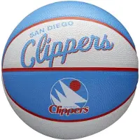 Wilson NBA LA CLIPPERS Mini Retro basketbal (3) | Default