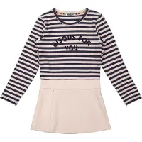 DJ Dutchjeans Meisjes Jurk Pink - Maat 122