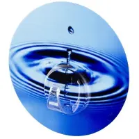 Wenko Handdoekhaak Wenko Water Circle Staticloc Muur PET Multi