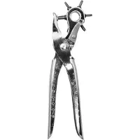 Rayher Hobby Materialen Gaatjestang/revolvertang 22 cm voor 6 maten gaatjes - Ponstang - Oogjestang - Gaatjesmaker