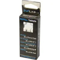 Swim & Fun Navulkit met alle testtabletten voor de PoolLab watertester