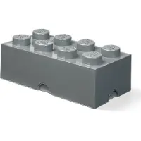 LEGO - Opbergbox Brick 8 - Polypropyleen - Grijs