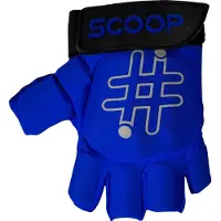 Scoop Hockeyhandschoen - Half Finger - Blauw - S