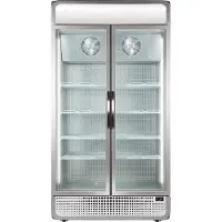 Husky F10PROFREEZER - Vriezer - Met Display - Drie Dubbel Glas - 771 Liter - 45dB - Zilver