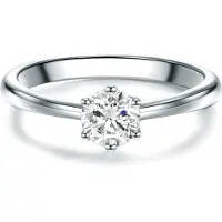 Trilani Ring zilver / transparant