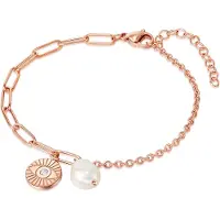 Valero Pearls Armband rose-goud / parelwit