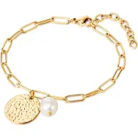 Valero Pearls Armband goud / parelwit