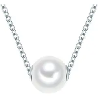 Valero Pearls Ketting zilver / parelwit