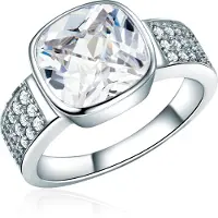 Rafaela Donata Ring zilver / transparant