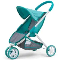 Mally poppenwagen Natalie Prestige meisjes 54 cm mintgroen