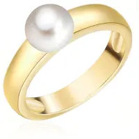 Valero Pearls Ring goud / parelwit