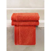 De Witte Lietaer Excellence gastendoekje 40x60 Burnt Orange