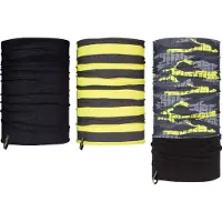 Avento Sjaal Kids Colsjaal Set Junior 3 St Active Fluorgeel/Zwart