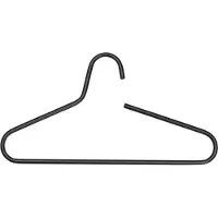 BelaLuz Moderne Kledinghangers Polo zwart staal