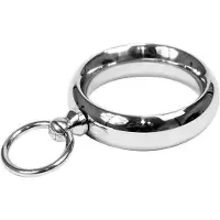 Rimba - Donut Cockring - Met klein ringetje voor ketting of gewicht 45 mm