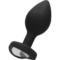 Ouch! Diamond Heart Buttplug Zijdezacht en Elegant Regular