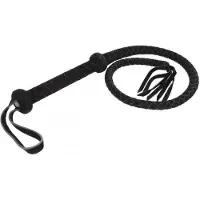Rimba - Korte suède Bullwhip - Zwart