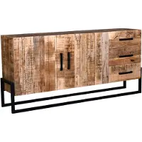 Label51 Bolivia mangohouten dressoir 184x40x85cm