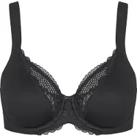 Triumph Modern Lace+Cotton W Vrouwen Beha - BLACK - Maat E75