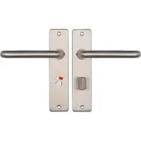 Starx Deurbeslag | Deurklink met wc-sluitingschild | | Coupe | 63 mm