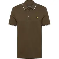Lyle & Scott getipt poloshirt in olijfgroen