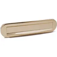 Hardbrass Mariani Briefplaat Ronald Messing Ongelakt 330x79mm
